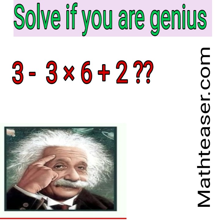 Solve if you are genius  IQ test