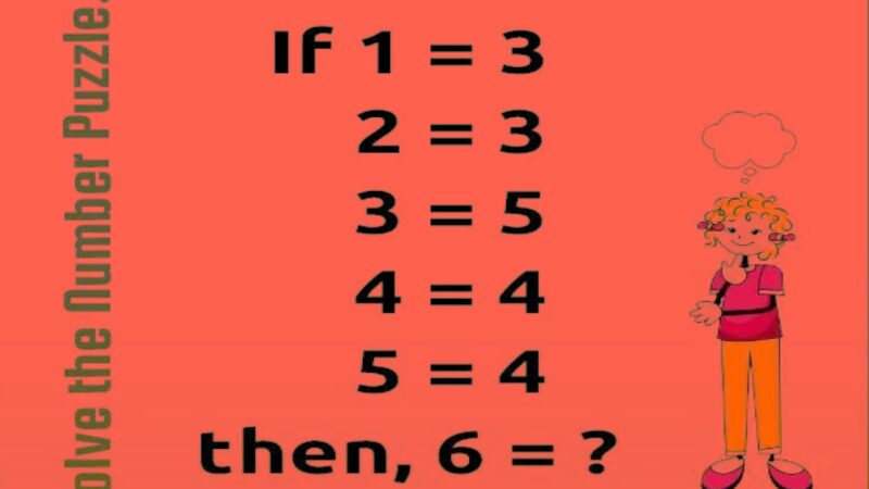 Solve the high IQ number math puzzle